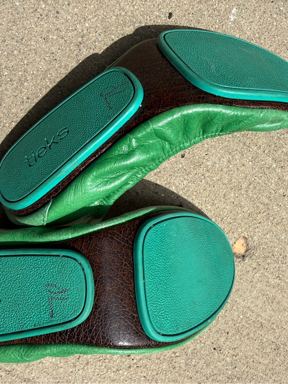TIEKS by Gavrieli Clover Green Ballet Flats - Picture 5 of 7